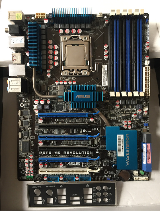 ASUS P6T6 WS Revolution Chipset Intel X58 LGA1366 DDR3 Motherboard - zum Schließen ins Bild klicken